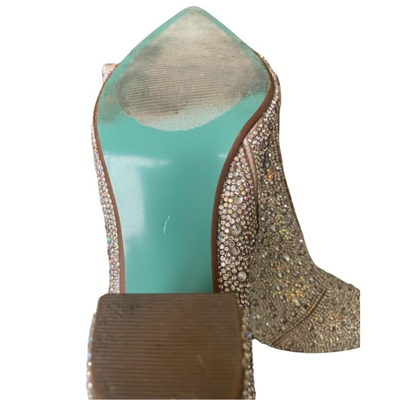 Betsey Johnson Ankle Cady Embellished Heeled Boots size 7. - Picture 4 of 4